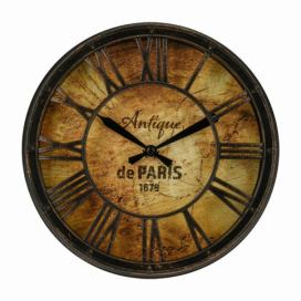 DekorStyle Nástěnné hodiny Antigue Paris 21 cm