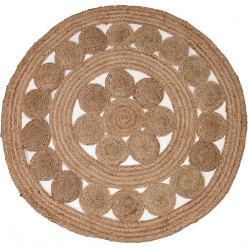 Home Styling Collection Jutový koberec, 120 cm se vzorem EDAXO.CZ s.r.o.