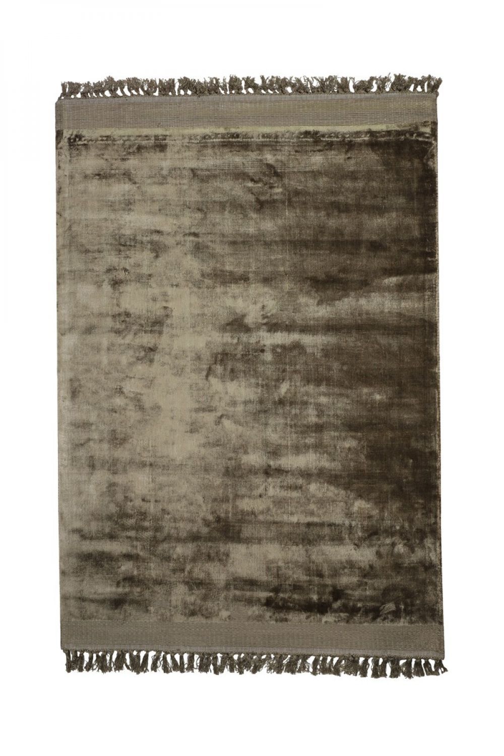 Kávově hnědý koberec s třásněmi Sital - 230*160 cm Light & Living - LaHome - vintage dekorace