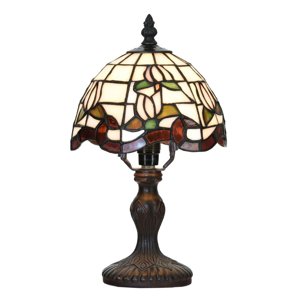 Stolní Tiffany lampa  Meryl - Ø 18*32 cm  Clayre & Eef - LaHome - vintage dekorace