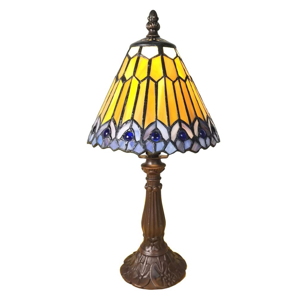 Stolní Tiffany lampa Estelle - Ø 20*34 cm  Clayre & Eef - LaHome - vintage dekorace