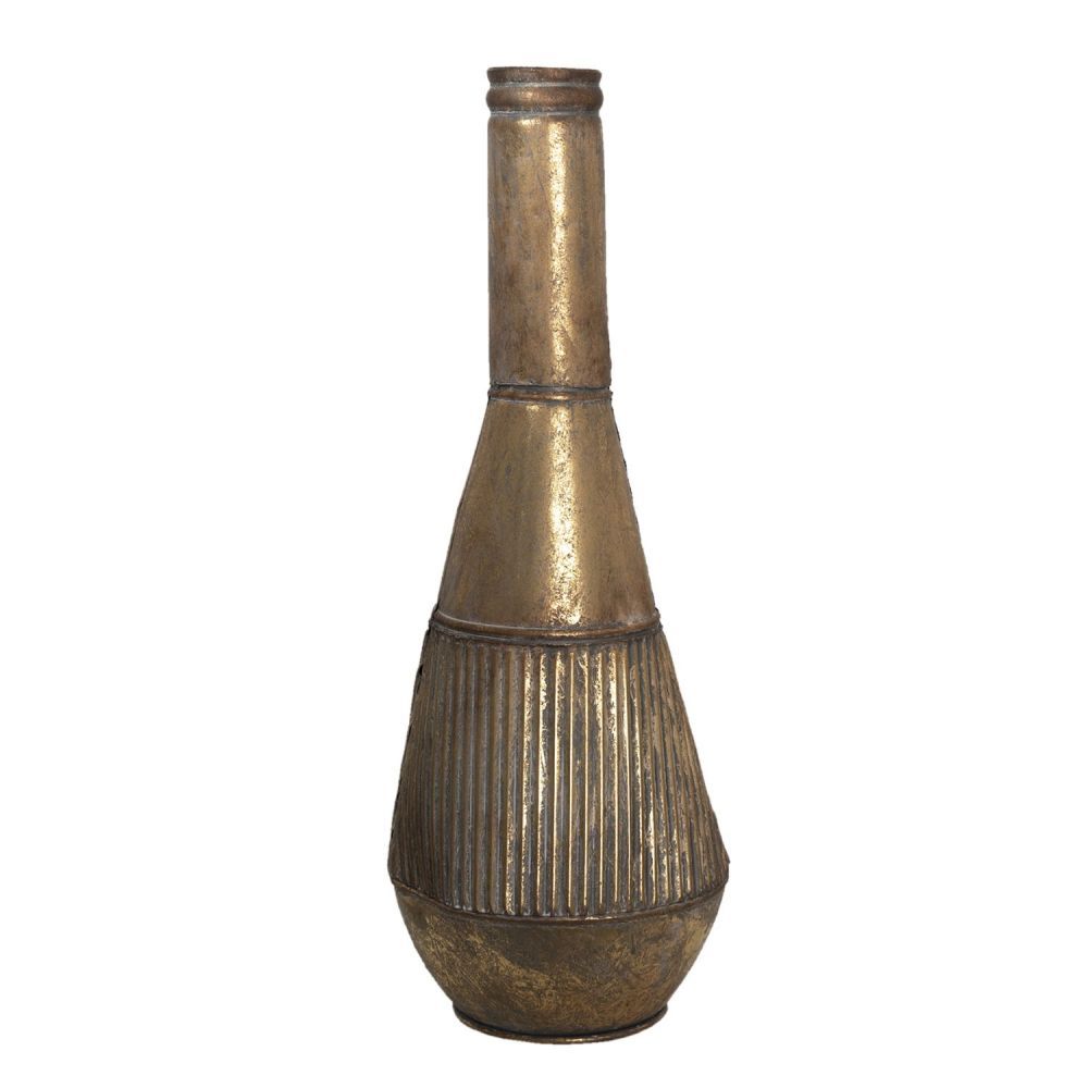 Měděná retro dekorační váza - Ø 22*61 cm Clayre & Eef - LaHome - vintage dekorace