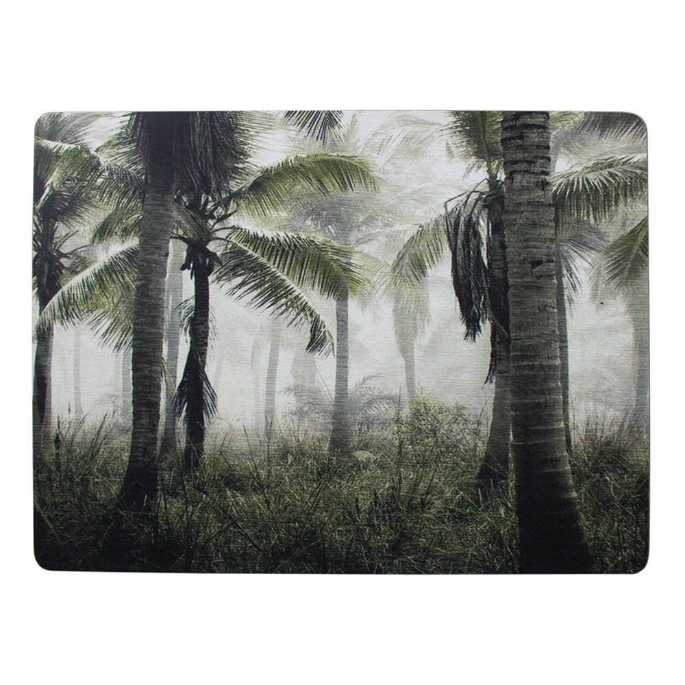 4k pevné korkové prostírání s palmami  Jungle in Fog - 30*40*0,4cm Mars & More - LaHome - vintage dekorace