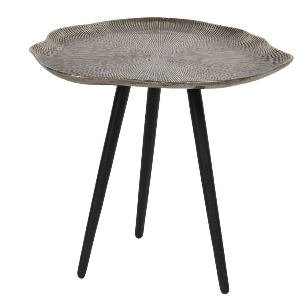 Asymetrický odkládací stolek s vlnitým okrajem Gahariet - 42*38*46 cm Clayre & Eef - LaHome - vintage dekorace