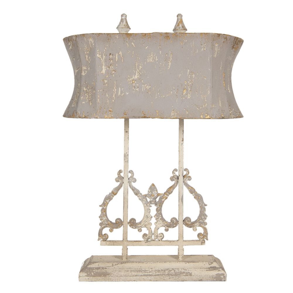 Kovová vintage stolní lampa s patinou Berenger - 50*25*74 cm Clayre & Eef - LaHome - vintage dekorace