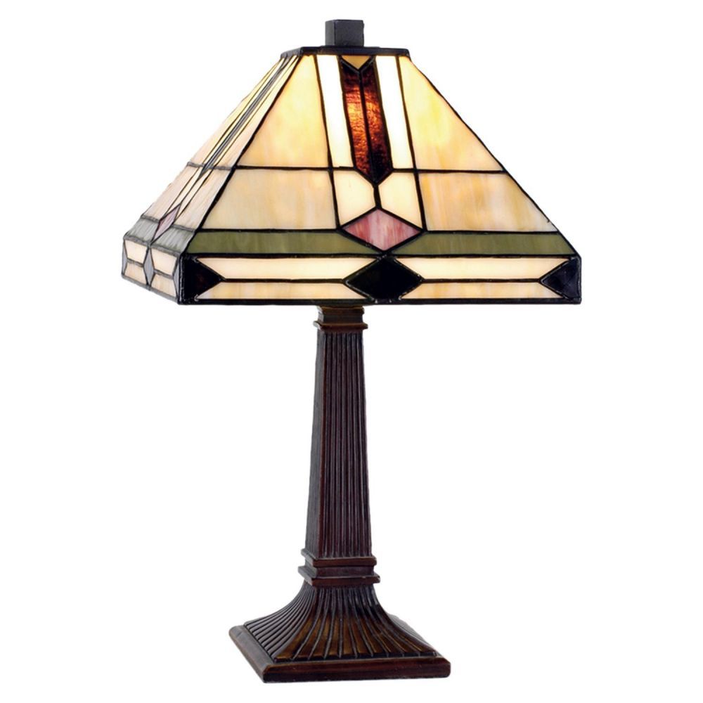 Stolní lampa Tiffany - 30*37 cm 1x E14 / Max 40W Clayre & Eef - LaHome - vintage dekorace