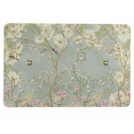 Zelená rohožka s květy Japonská zahrada  - 75*50*1cm Mars & More