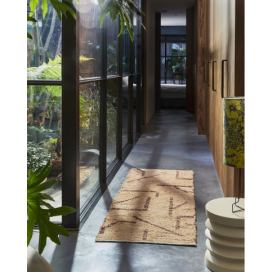 Broskvový ručně tkaný bavlněný koberec / běhoun Woven - 70*200cm HKLIVING
