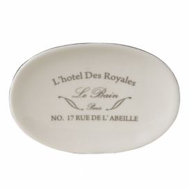 Porcelánová mýdlenka Le Bain - 14*10*3 cm Clayre & Eef