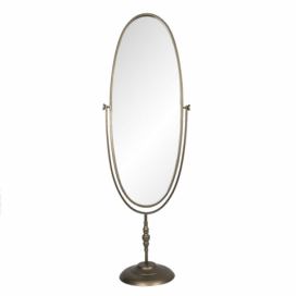 Velké stojací vintage zrcadlo ve zlatém rámu Desiree - 48*33*150 cm Clayre & Eef LaHome - vintage dekorace