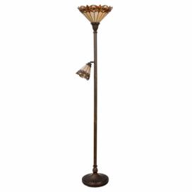 Stojací lampa Tiffany Sarah - Ø 35 / Ø 14*176 cm  Clayre & Eef