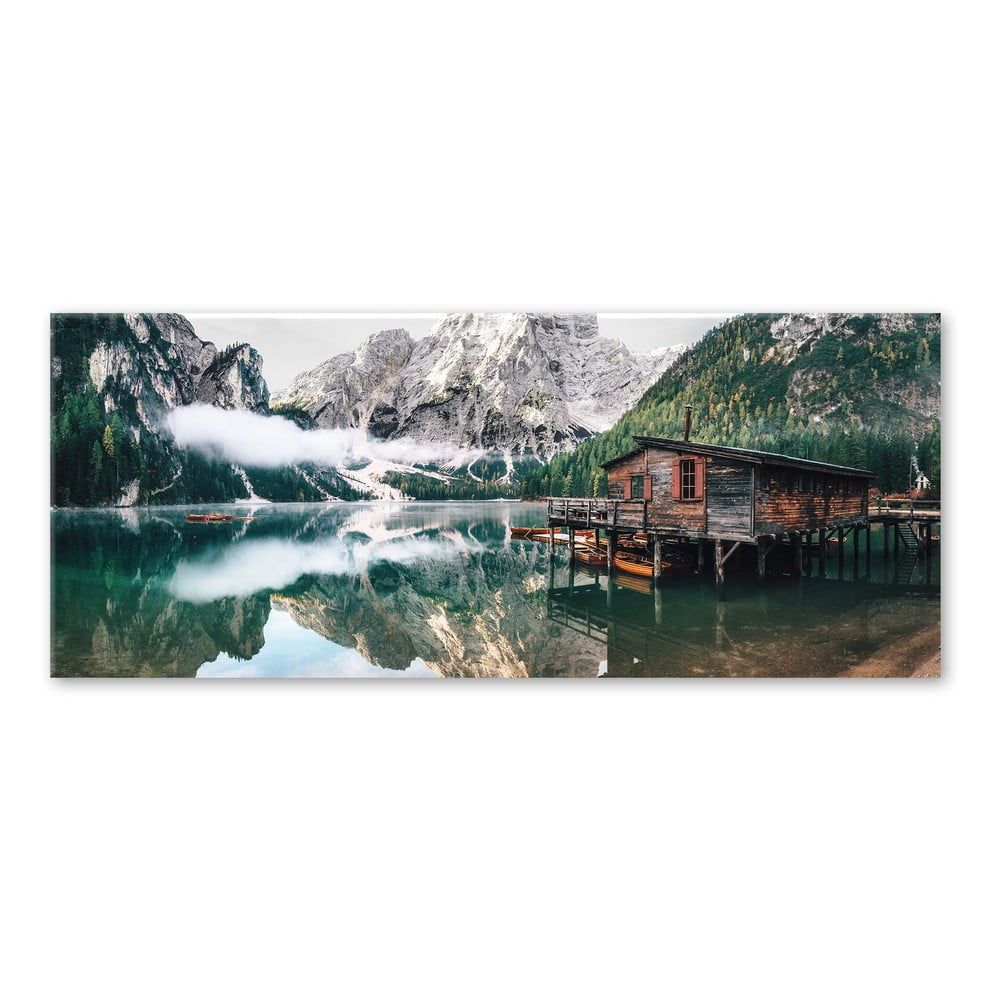 Skleněný obraz Styler Tyrol Lake, 50 x 125 cm - Bonami.cz