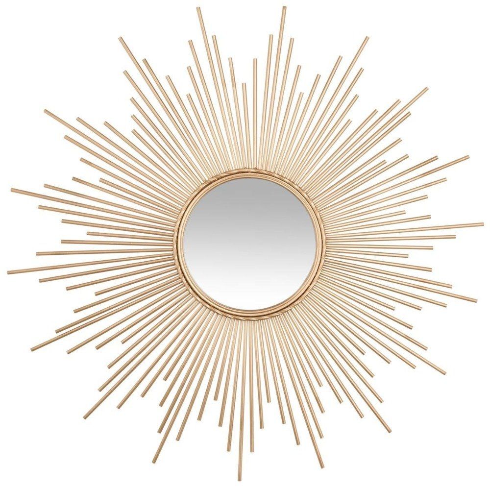 Atmosphera Dekorativní zrcadlo GOLD SUN, 100 cm, zlaté - EDAXO.CZ s.r.o.