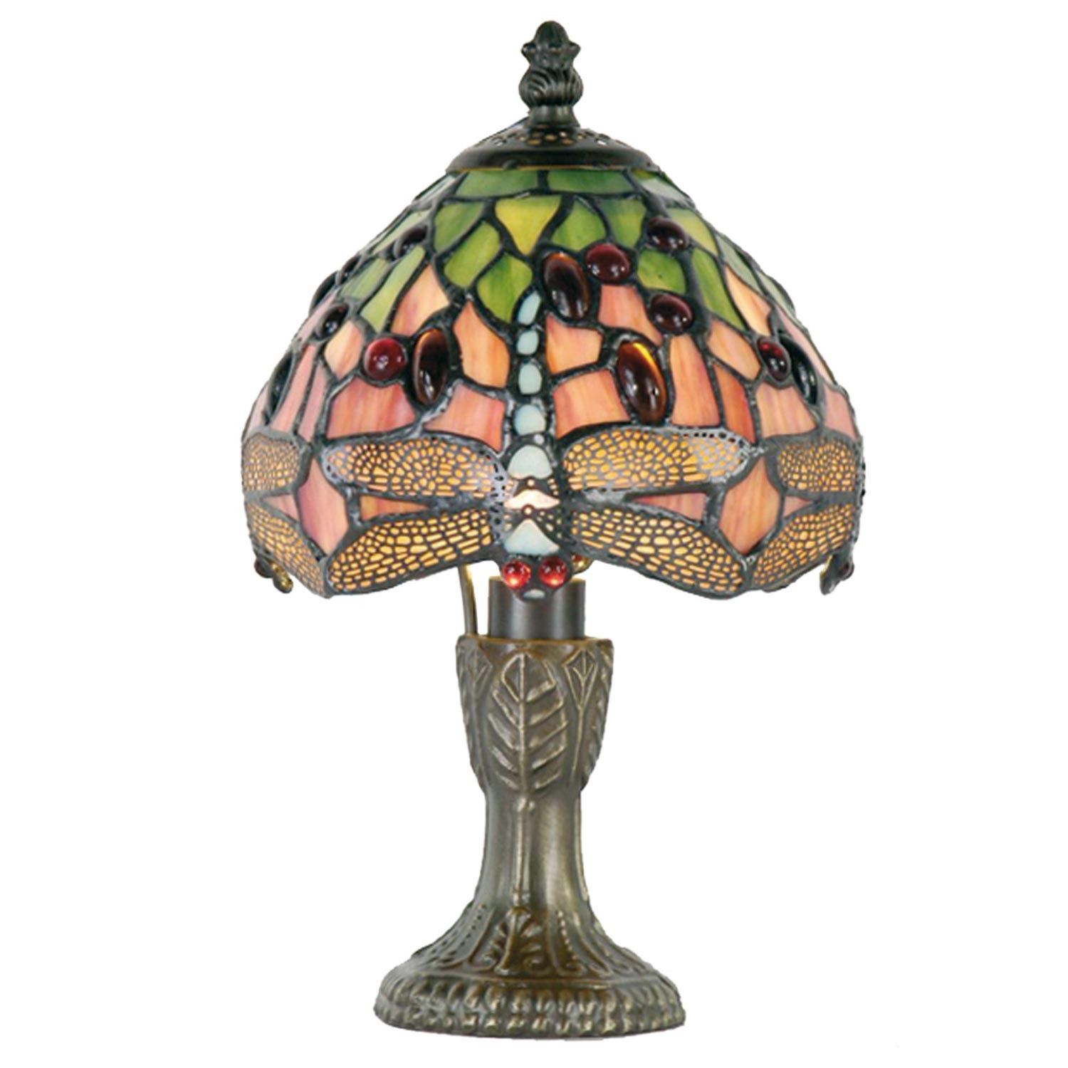 Stolní lampa Tiffany - Ø 16*25 cm 1x E14  Clayre & Eef - LaHome - vintage dekorace