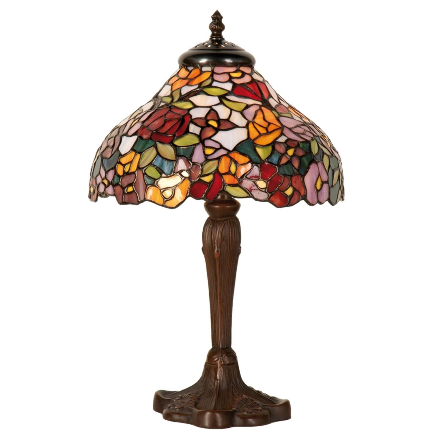 Stolní lampa Tiffany - Ø 26*40 cm 1x E14  Clayre & Eef - LaHome - vintage dekorace