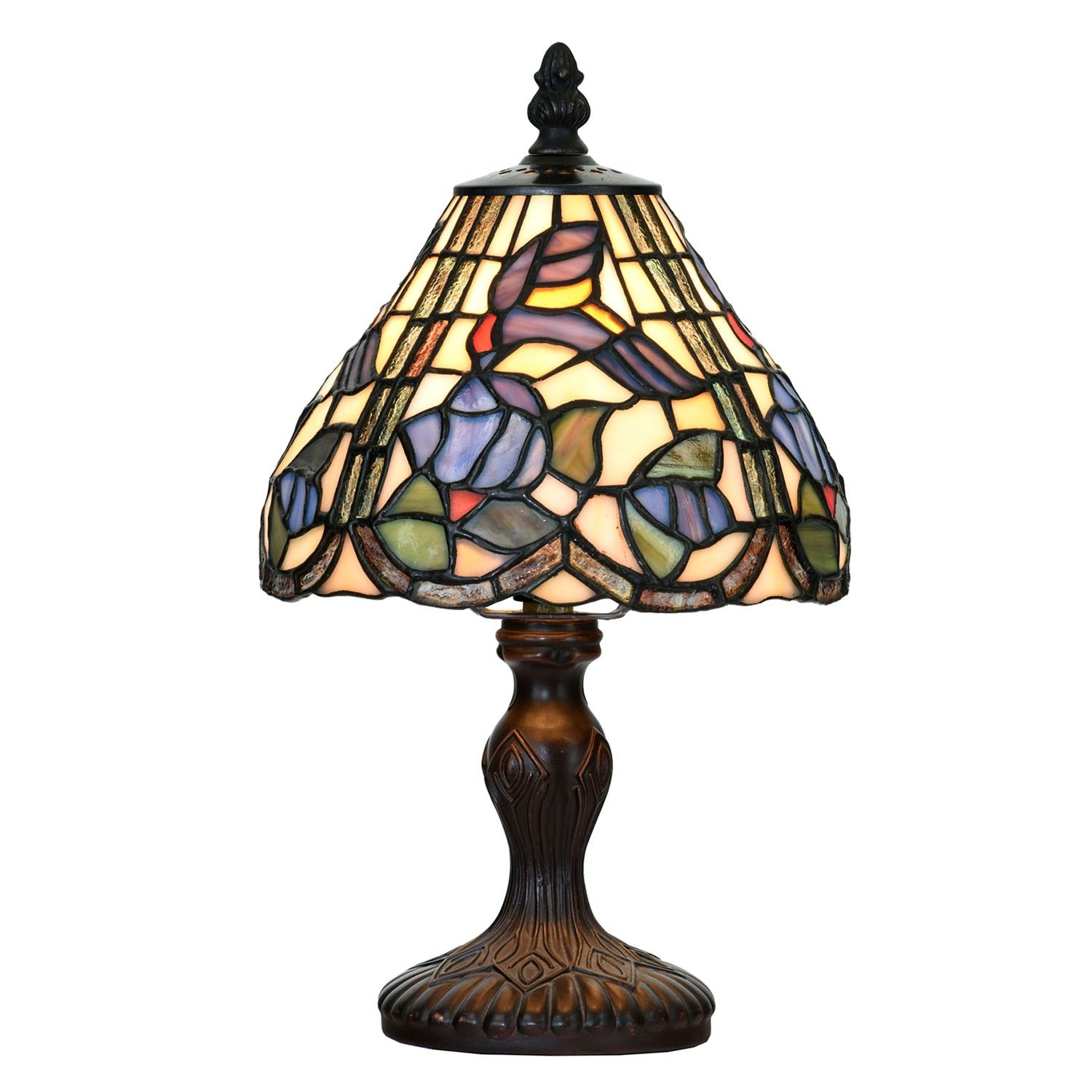 Stolní Tiffany lampa Allyson - Ø 18*32 cm  Clayre & Eef - LaHome - vintage dekorace