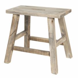 Dekorační stolička ze dřeva Onesime - 35*18*32 cm Clayre & Eef