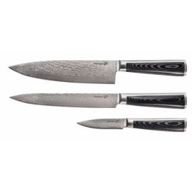 Sada nožů Damascus Premium, 3 ks