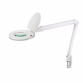 Stolní kancelářská lampa LED s lupou a se svorkou CLOSE - 5333 B LC - Perenz