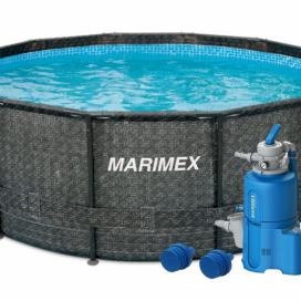 Marimex | Bazén Florida 3,66x1,22 m s pískovou filtrací - motiv RATAN | 19900121