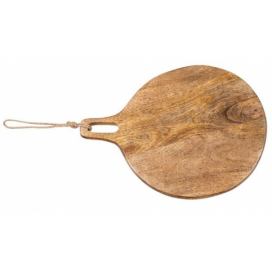Kulaté kuchyňské prkénko z mangového dřeva Monia - 25*2*34 cm Mars & More