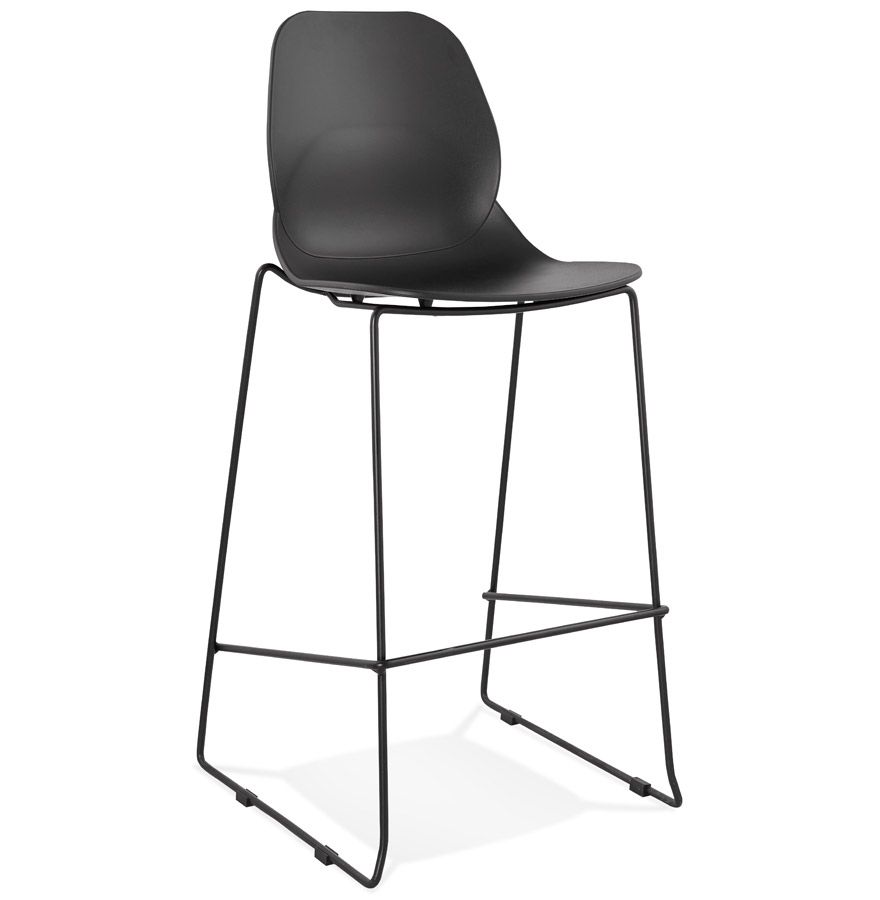 Černá barová židle Kokoon Hyge 111 cm - MUJ HOUSE.cz