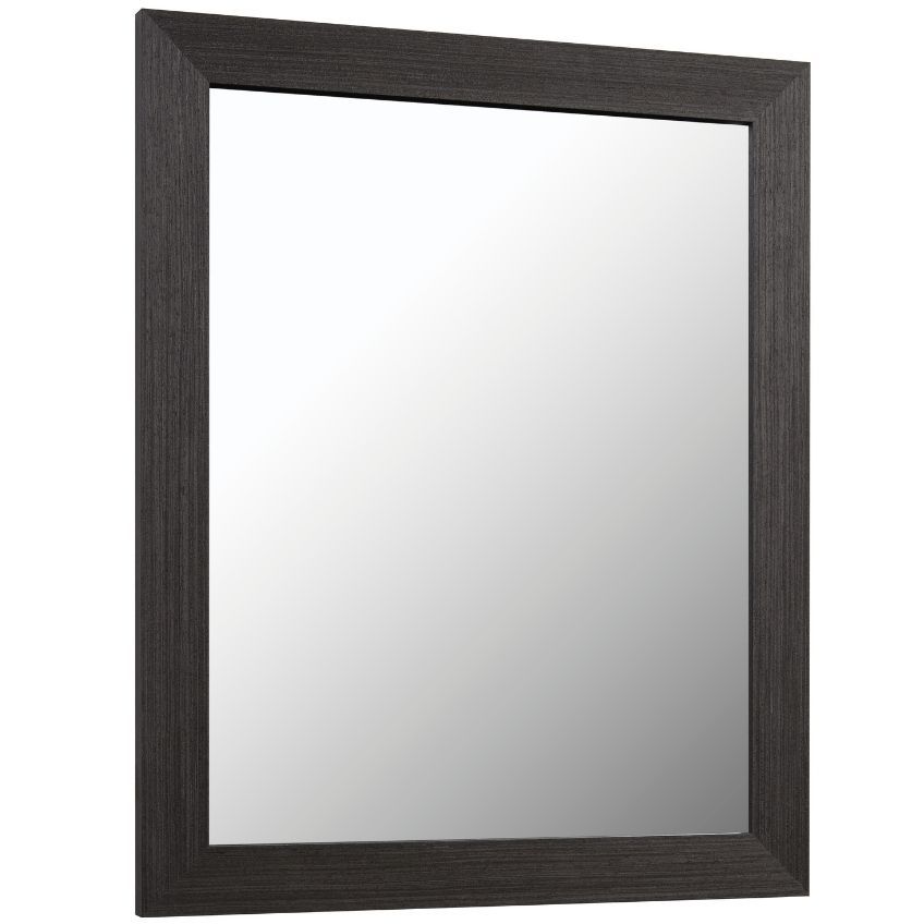 Tmavě šedé dubové nástěnné zrcadlo Kave Home Wilany 47 x 57 cm - XXXLutz