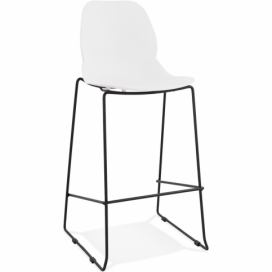Bílá/černá barová židle Kokoon Hyge 111 cm