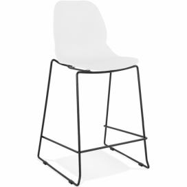 Bílá/černá barová židle Kokoon Hyge 101 cm