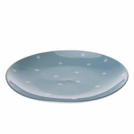 Blankytně modrý keramický talíř Dakls Dottie, ø 25 cm