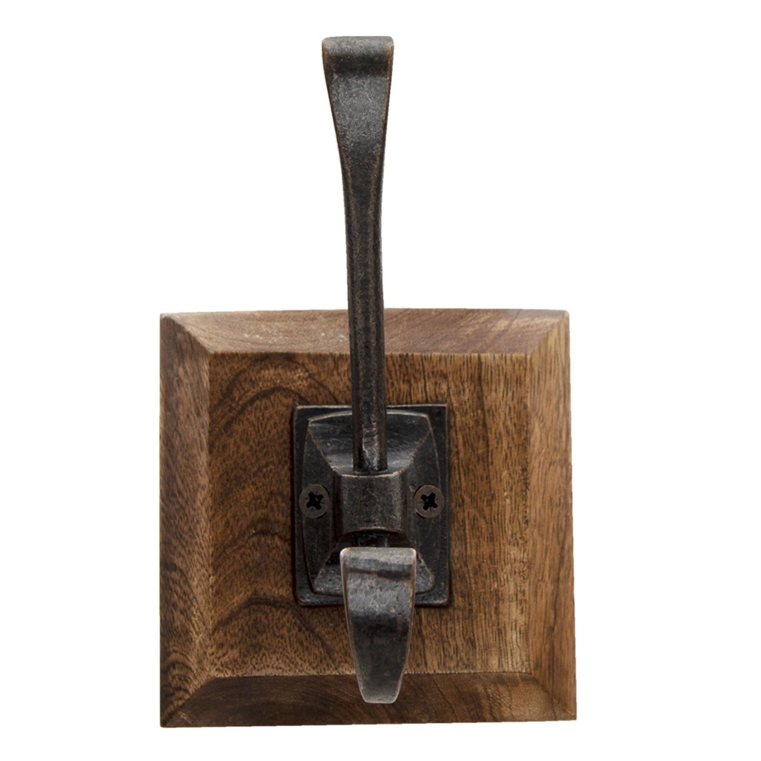 Dřevěný hnědý nástěnný háček Lane - 10*11*16 cm Clayre & Eef - LaHome - vintage dekorace