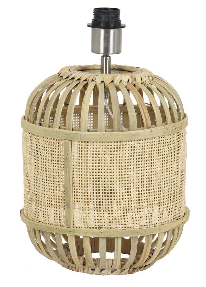 Přírodní bambusová základna k lampě Alifia s výpletem - Ø 25*30cm / E27 Light & Living - LaHome - vintage dekorace