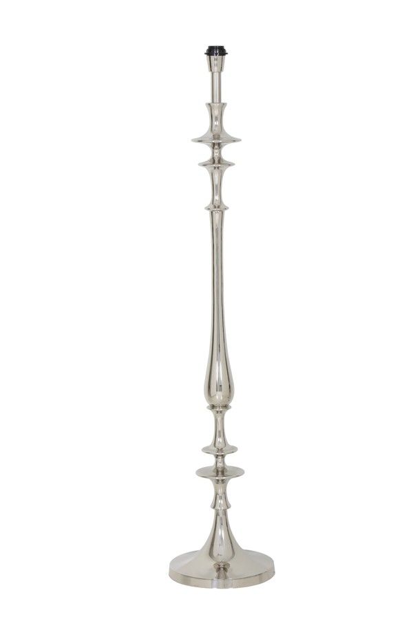 Stříbrná kovová základna ke stojací lampě Salabim -  Ø20*130 cm / E27 Light & Living - LaHome - vintage dekorace