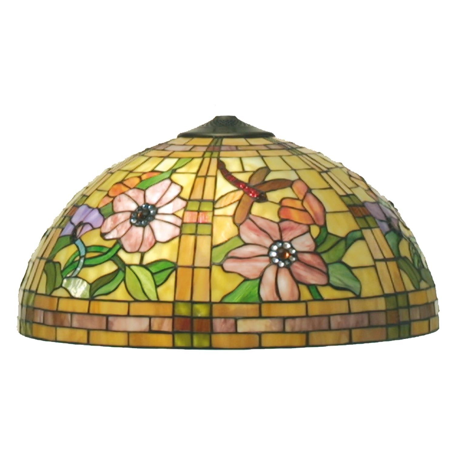 Stínidlo Tiffany Garden - pr 50 cm /E27 Clayre & Eef - LaHome - vintage dekorace