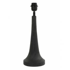 Dřevěná základna ke stolní lampě Jovany black -Ø15*35cm / E27 Light & Living