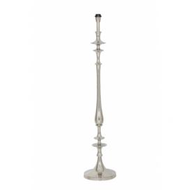 Stříbrná kovová základna ke stojací lampě Salabim -  Ø20*130 cm / E27 Light & Living