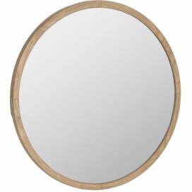 Dřevěné závěsné zrcadlo Kave Home Alum 100 cm Designovynabytek.cz