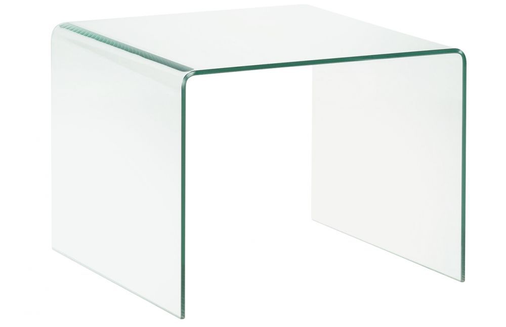 Skleněný konferenční stolek Kave Home Burano 60 x 60 cm - Designovynabytek.cz