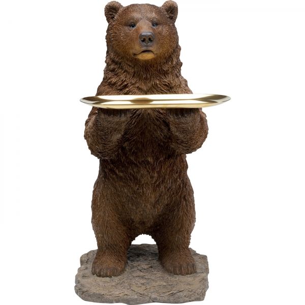 Soška Medvěd s podnosem 62cm - KARE