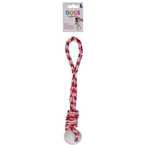 Hračka pro psy Dog rope růžová, 32 x 8 x 7 cm - 4home.cz