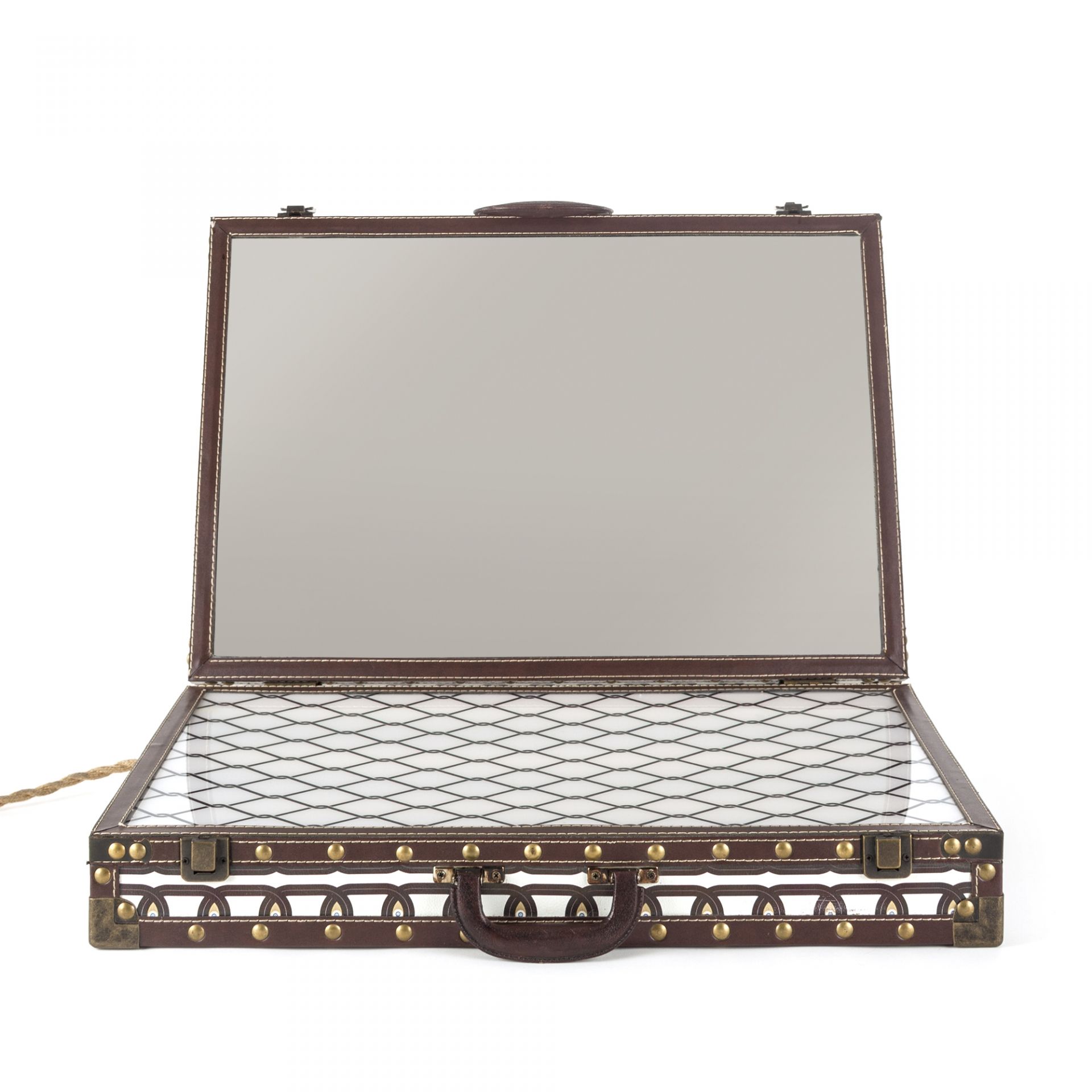 Seletti designová zrcadla s osvětlením Lighting Trunk (Suitcase) - DESIGNPROPAGANDA