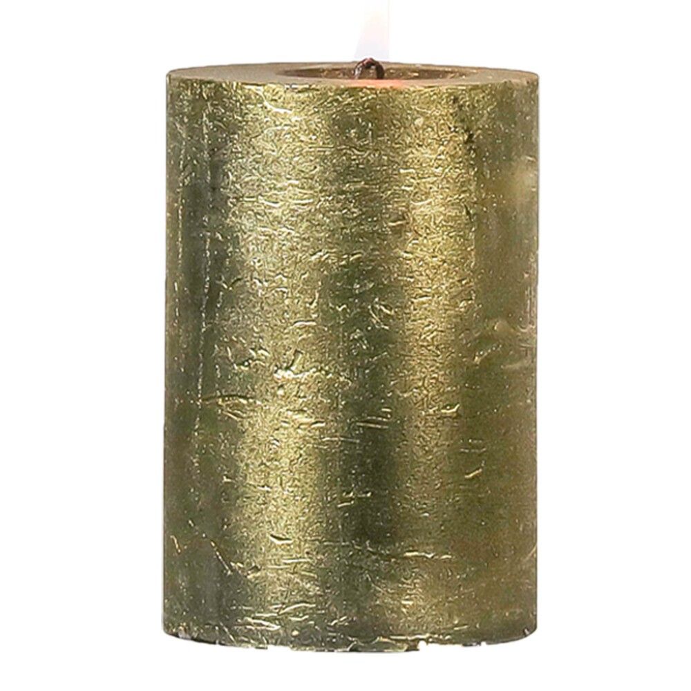 Zlatá svíčka Gold XXL - 10*10*20 cm Mars & More - LaHome - vintage dekorace