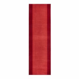 Červený běhoun Hanse Home Basic, 80 x 250 cm