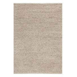Svěle šedý vlněný koberec Flair Rugs Minerals, 80 x 150 cm Bonami.cz