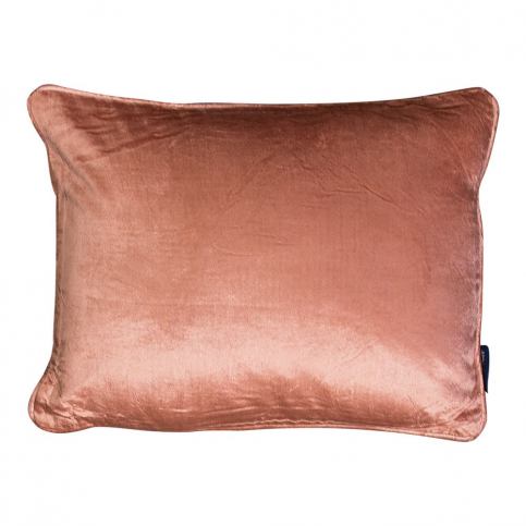 Růžový sametový polštář Rosa - 35*45*10cm Mars & More LaHome - vintage dekorace