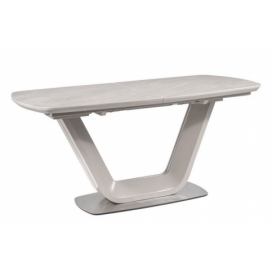 Casarredo Jídelní stůl rozkládací 160x90 ARMANI - ceramic šedá