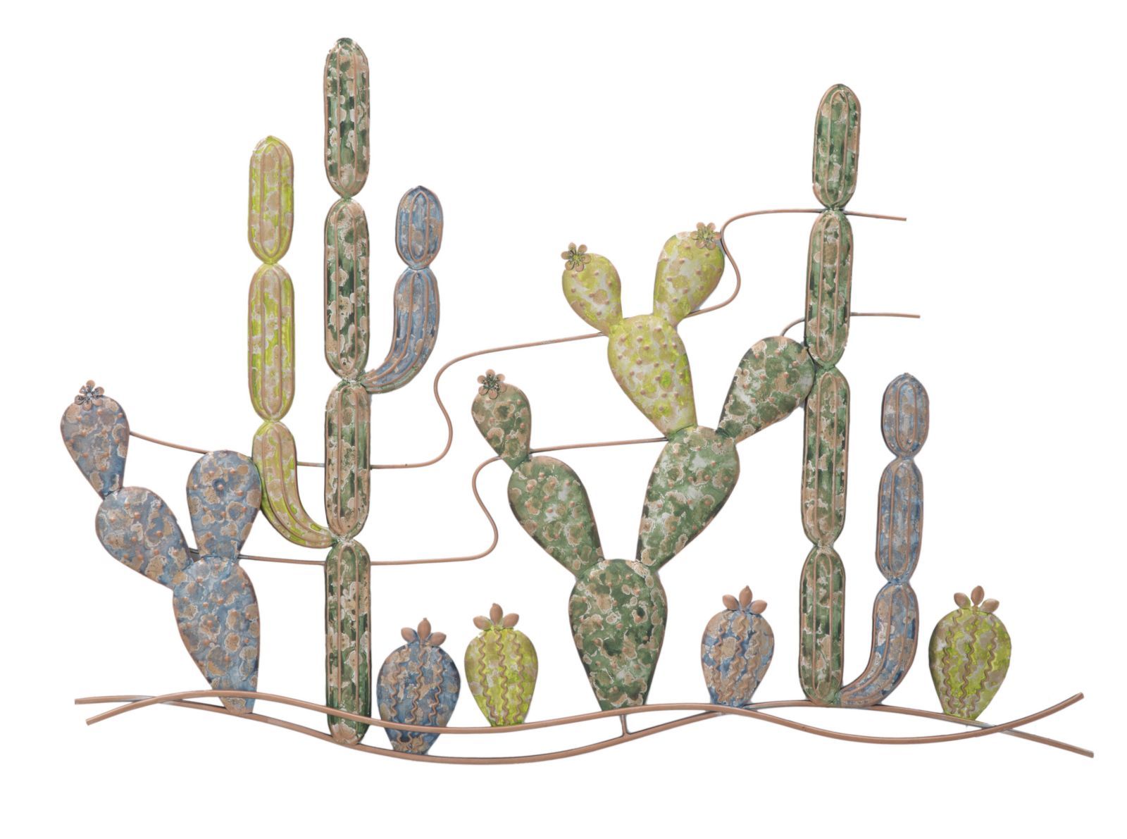 Nástěnná dekorace Mauro Ferretti Cactus, 90x2,5x64 cm - MUJ HOUSE.cz