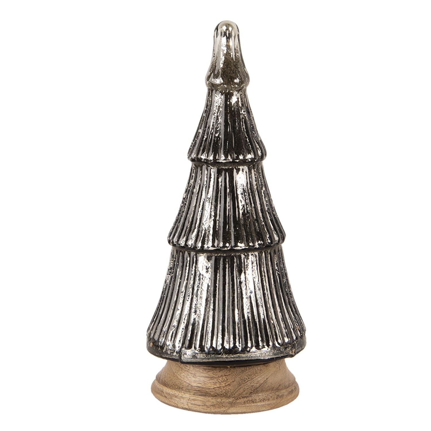 Šedá antik kovová lucerna Vilmia - 30*26*74 cm Clayre & Eef - LaHome - vintage dekorace