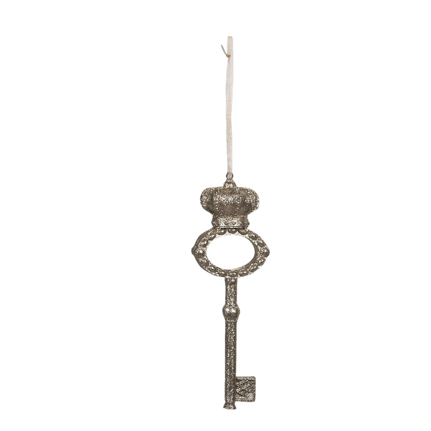Vánoční závěsný ozdobný klíč - 17*5*4 cm Clayre & Eef - LaHome - vintage dekorace