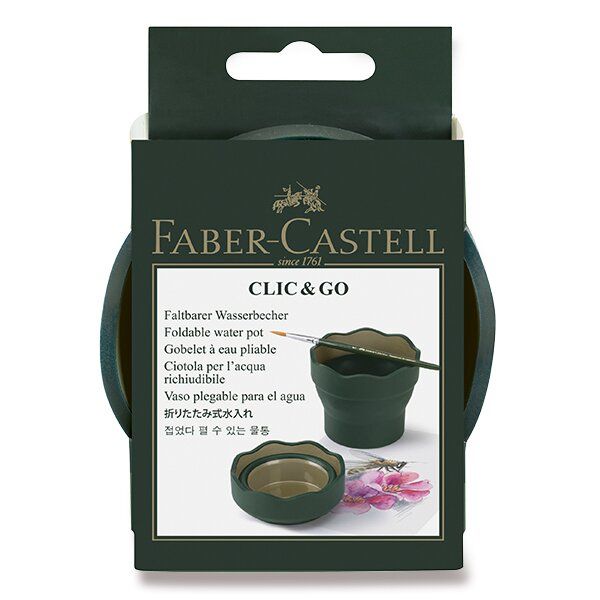 Kelímek na vodu Faber-Castell Clic & Go - moderninakup.cz